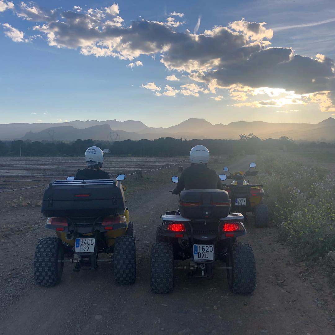 ruta especial: "atardecer en ruta"