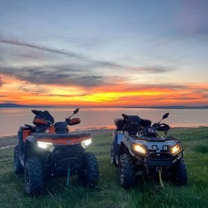 Ruta en quad al atardecer en Salou por la Costa Dorada