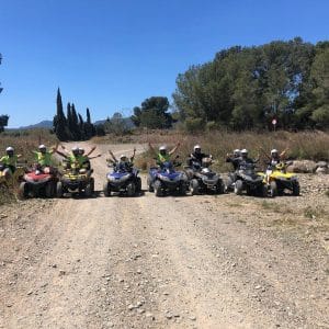 Team building en quad en Salou para empresas